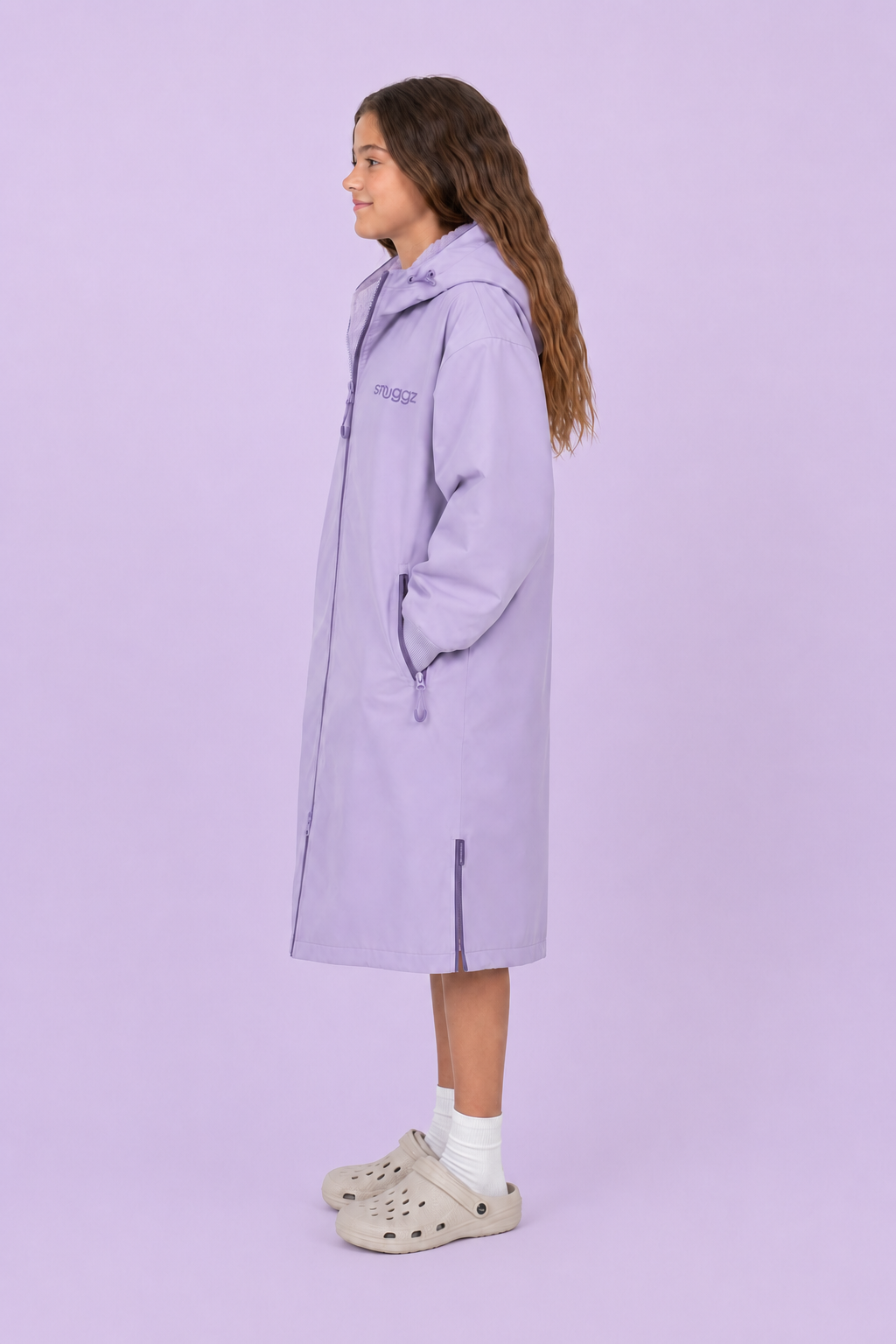 Snuggz Girls Lilac Reversible Changing Robe