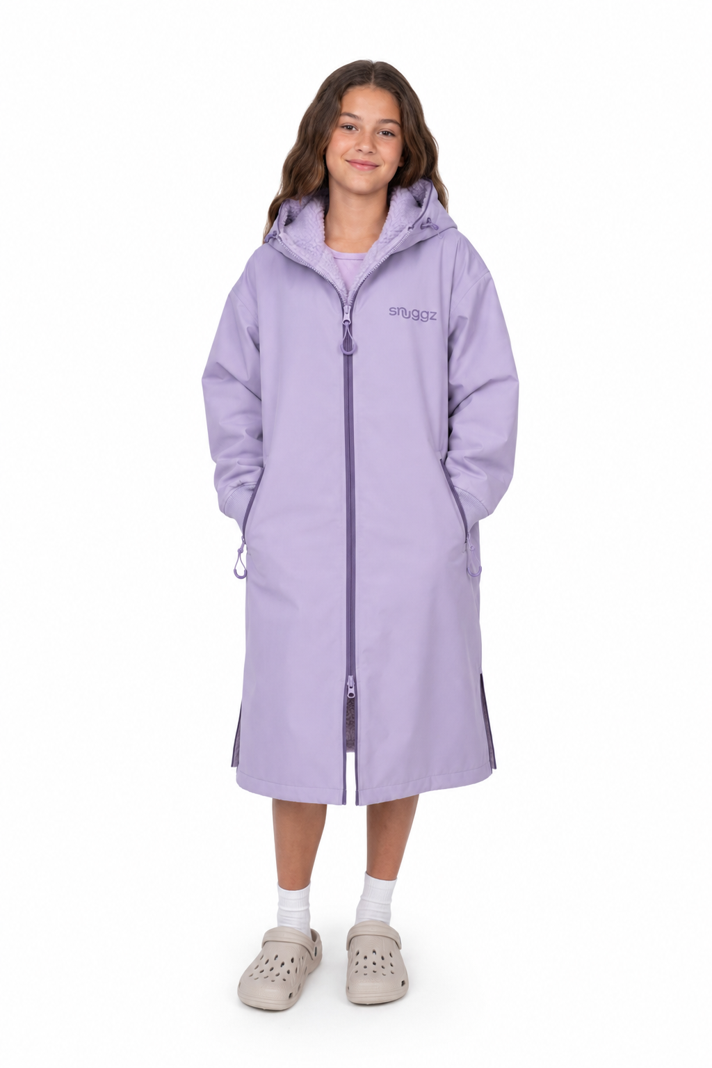 Snuggz Girls Lilac Reversible Changing Robe