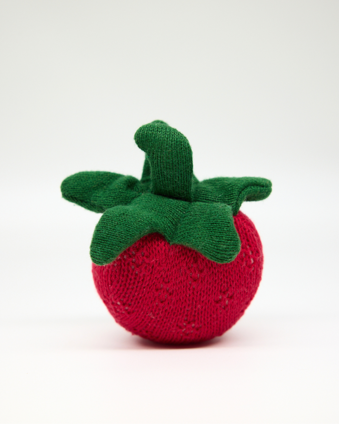 Snuggz Knitted Strawberry Soft Toy - Small