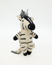 Snuggz Knitted Safari Zebra Soft Toy - Small