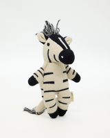 Snuggz Knitted Safari Zebra Soft Toy - Small