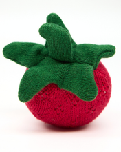 Snuggz Knitted Strawberry Soft Toy - Small