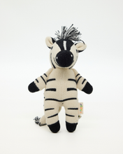 Snuggz Knitted Safari Zebra Soft Toy - Small
