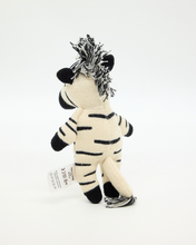 Snuggz Knitted Safari Zebra Soft Toy - Small