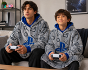 playstation hooded blanket