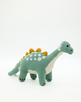 Snuggz Knitted Brontosaurus Dino Soft Toy - Medium