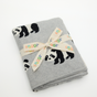 Snuggz Cotton Knitted Panda Baby Blanket, 80 x 100 cm