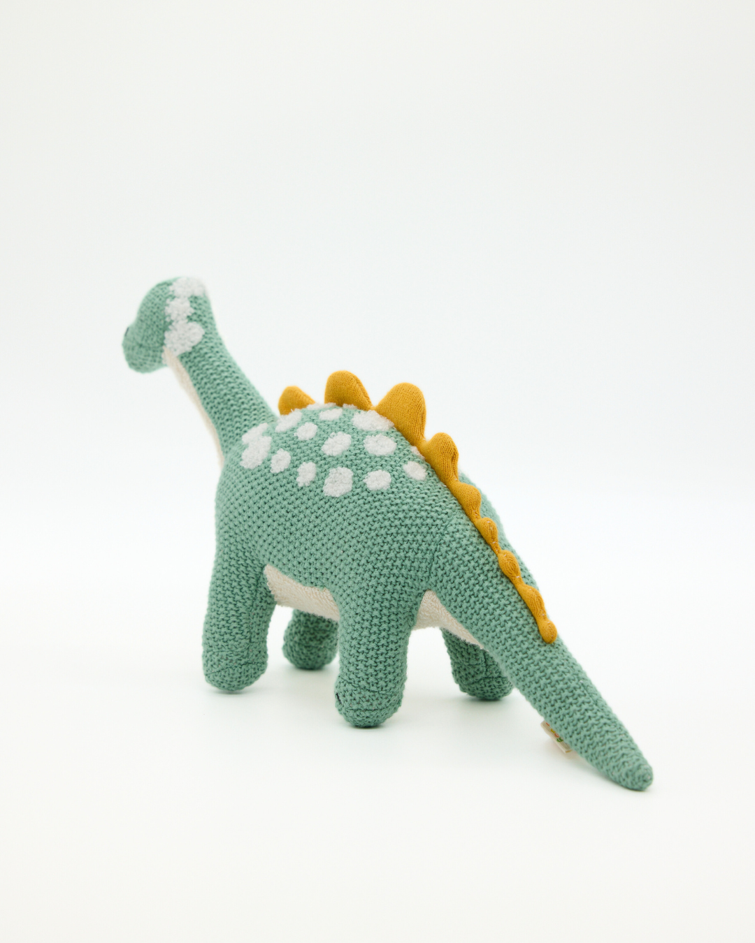 Snuggz Knitted Brontosaurus Dino Soft Toy - Medium