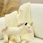 Snuggz Knitted Unicorn Toy & Cotton Baby Blanket Set