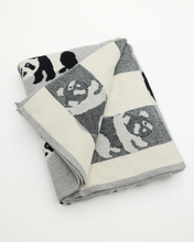 Snuggz Cotton Knitted Panda Baby Blanket, 80 x 100 cm