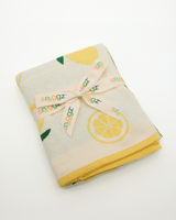 Snuggz Cotton Knitted Lemon Baby Blanket, 80 x 100 cm