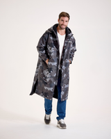 Snuggz Original Men Grey Camo Changing Robe