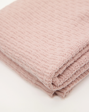 Snuggz Knitted Pink Bunny Toy & Cotton Baby Blanket Set
