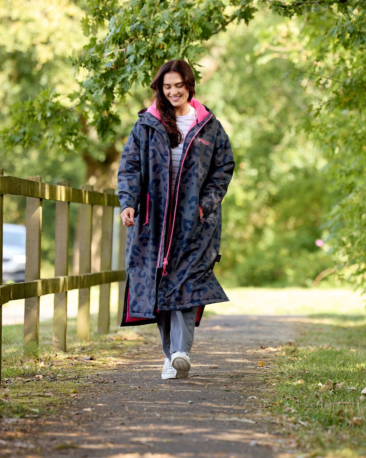 Snuggz Women Original Animal Print Changing Robe