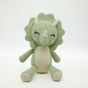 Snuggz Knitted Triceratops Dino Soft Toy - Medium