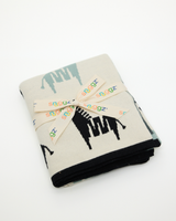 Snuggz Cotton Knitted Zebra Baby Blanket, 80 x 100 cm