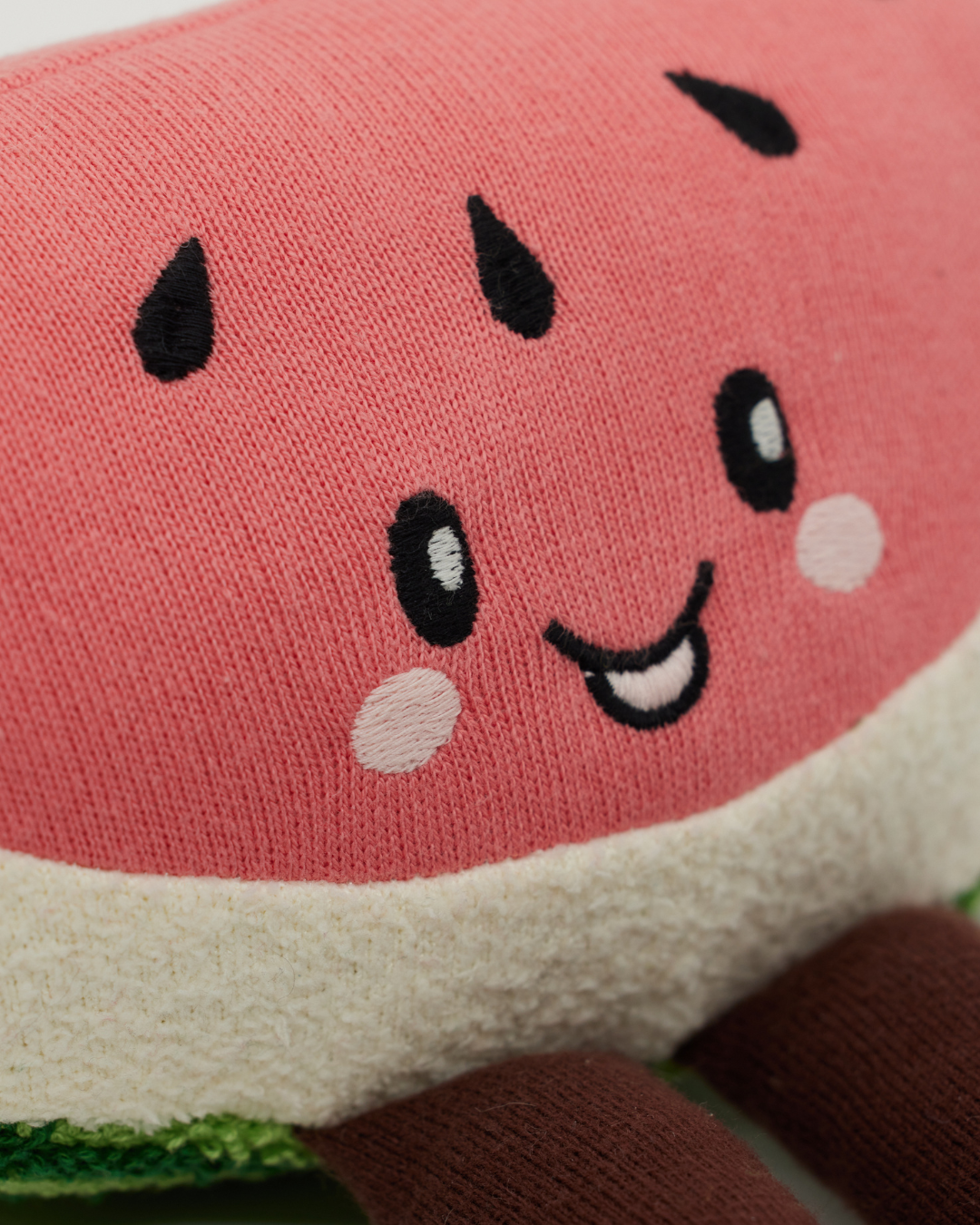Snuggz Knitted Watermelon Sitting Toy - Medium