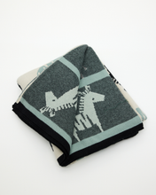 Snuggz Cotton Knitted Zebra Baby Blanket, 80 x 100 cm