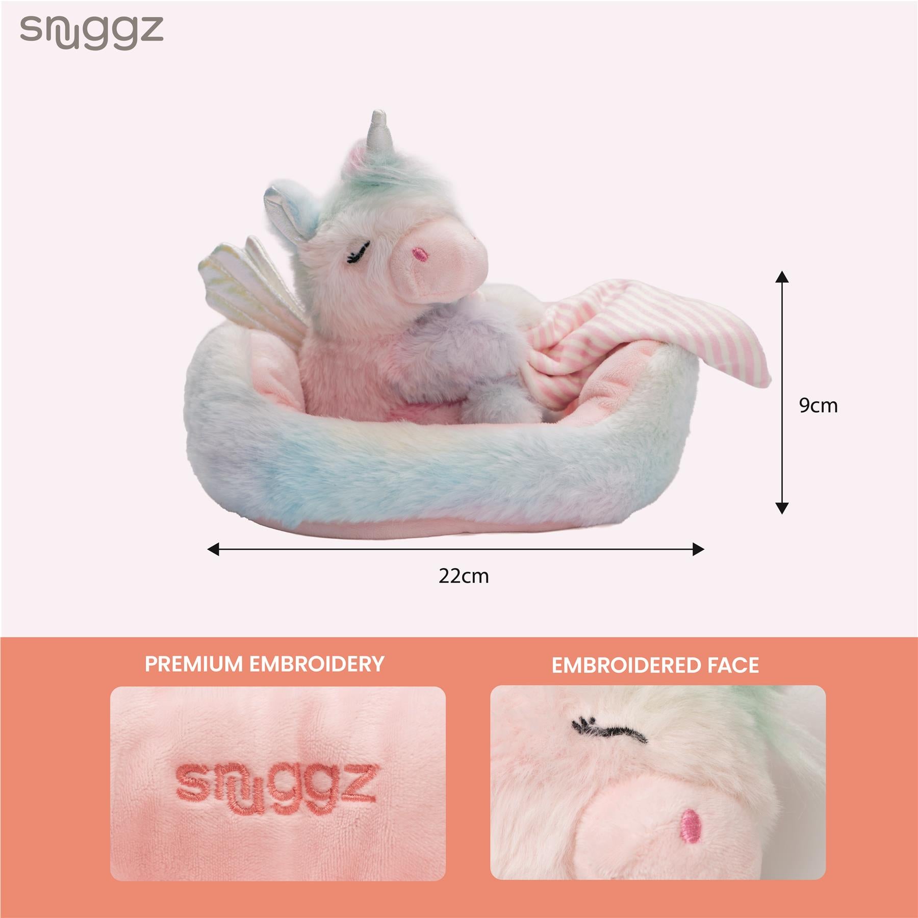 Snuggz Unicorn Kids Bedtime Plush Toy