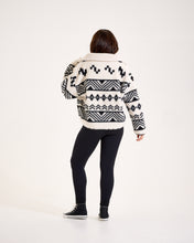 Snuggz Women Aztec Half Zip Borg Sweatshirt