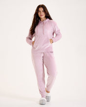 Snuggz Women Soft Lilac Velour Loungewear Set