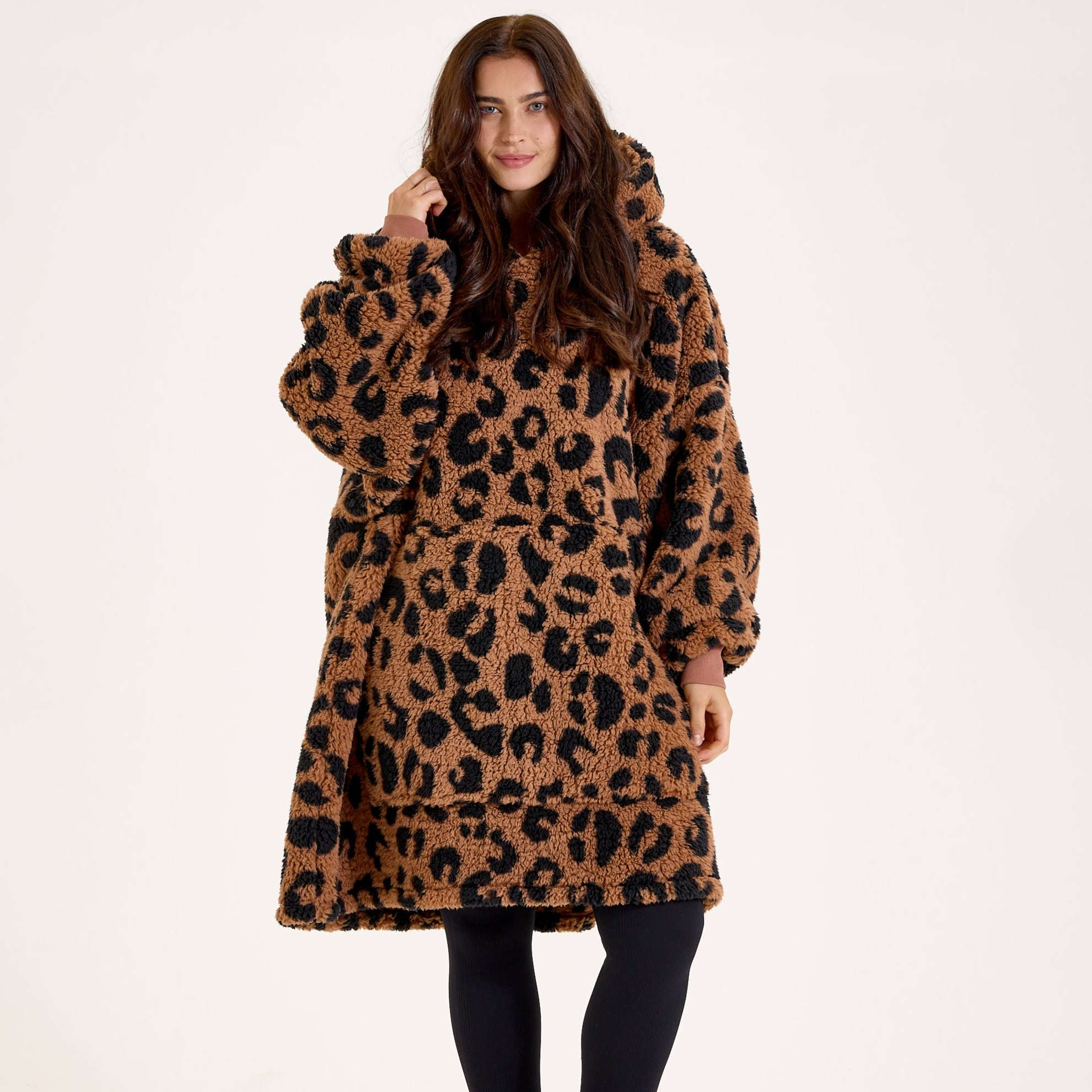 Snuggz Kids Lite - Leopard Print Hooded Blanket