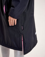 Snuggz Kids Lite Black Changing Robe with Pink Borg