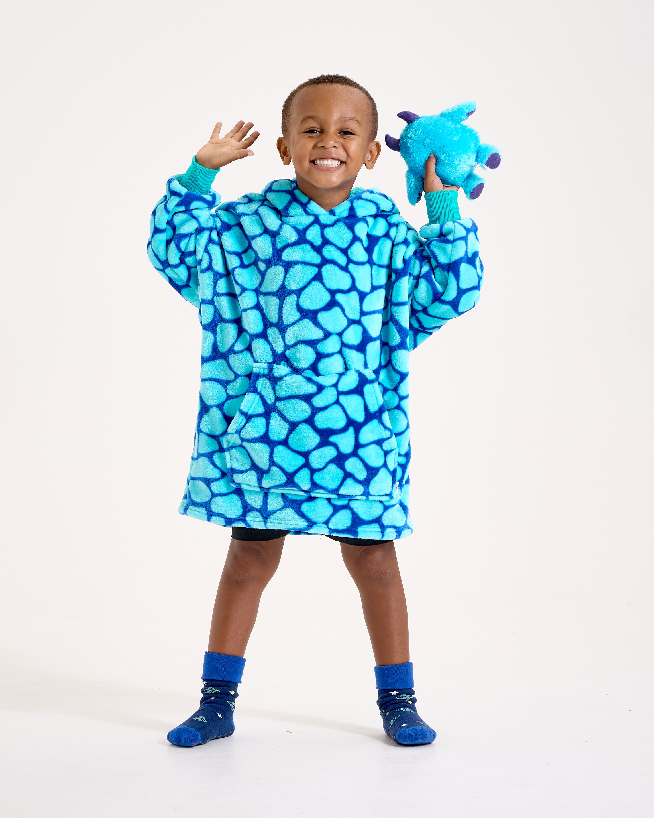 Snuggz Kids 2 in 1 Monster Pocket Pal Hooded Blanket