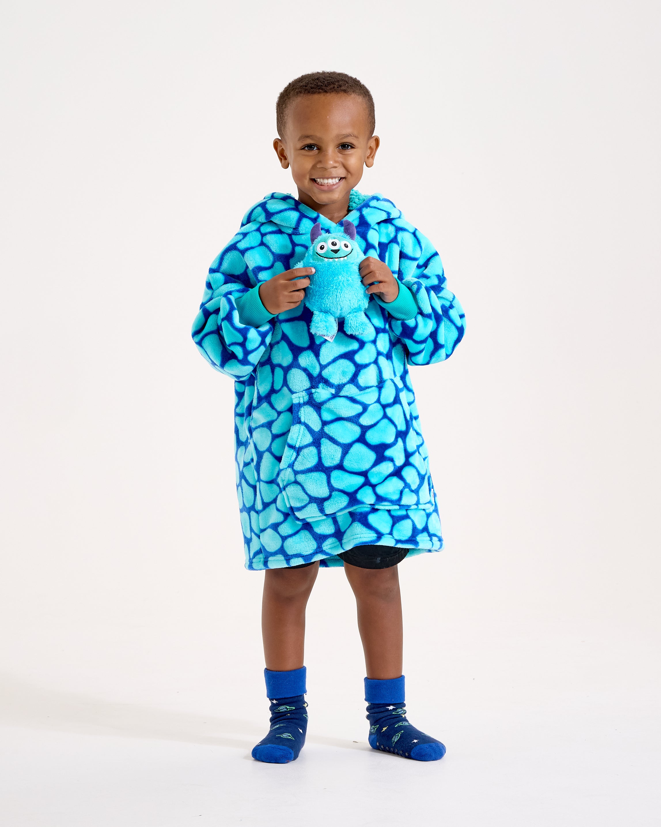 Snuggz Kids 2 in 1 Monster Pocket Pal Hooded Blanket