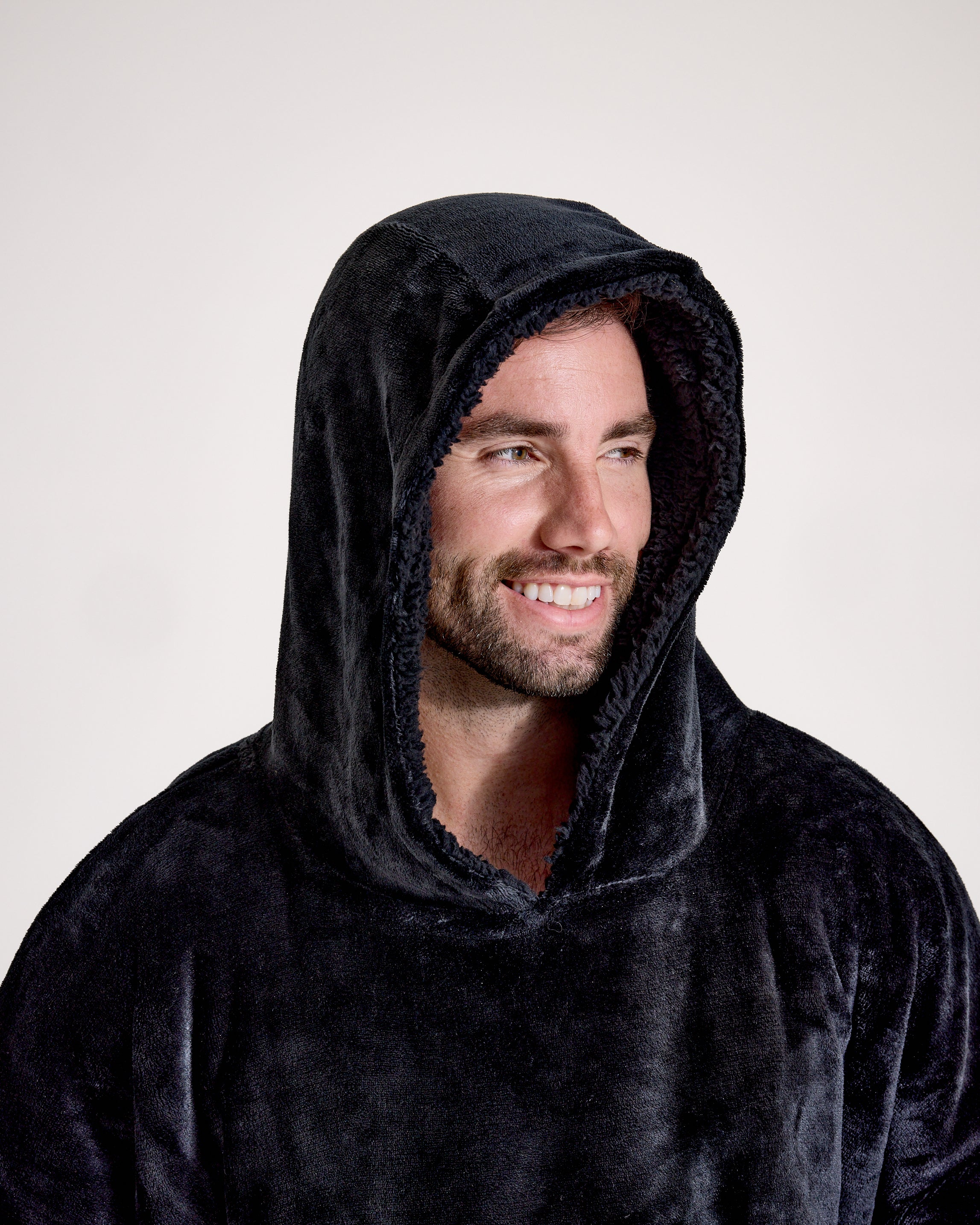 Snuggz Kids Original - Black Hooded Blanket