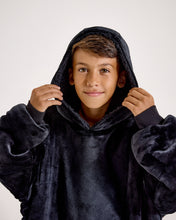 Snuggz Kids Original - Black Hooded Blanket