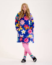 Snuggz Women Original Blue Flower Power Hooded Blanket