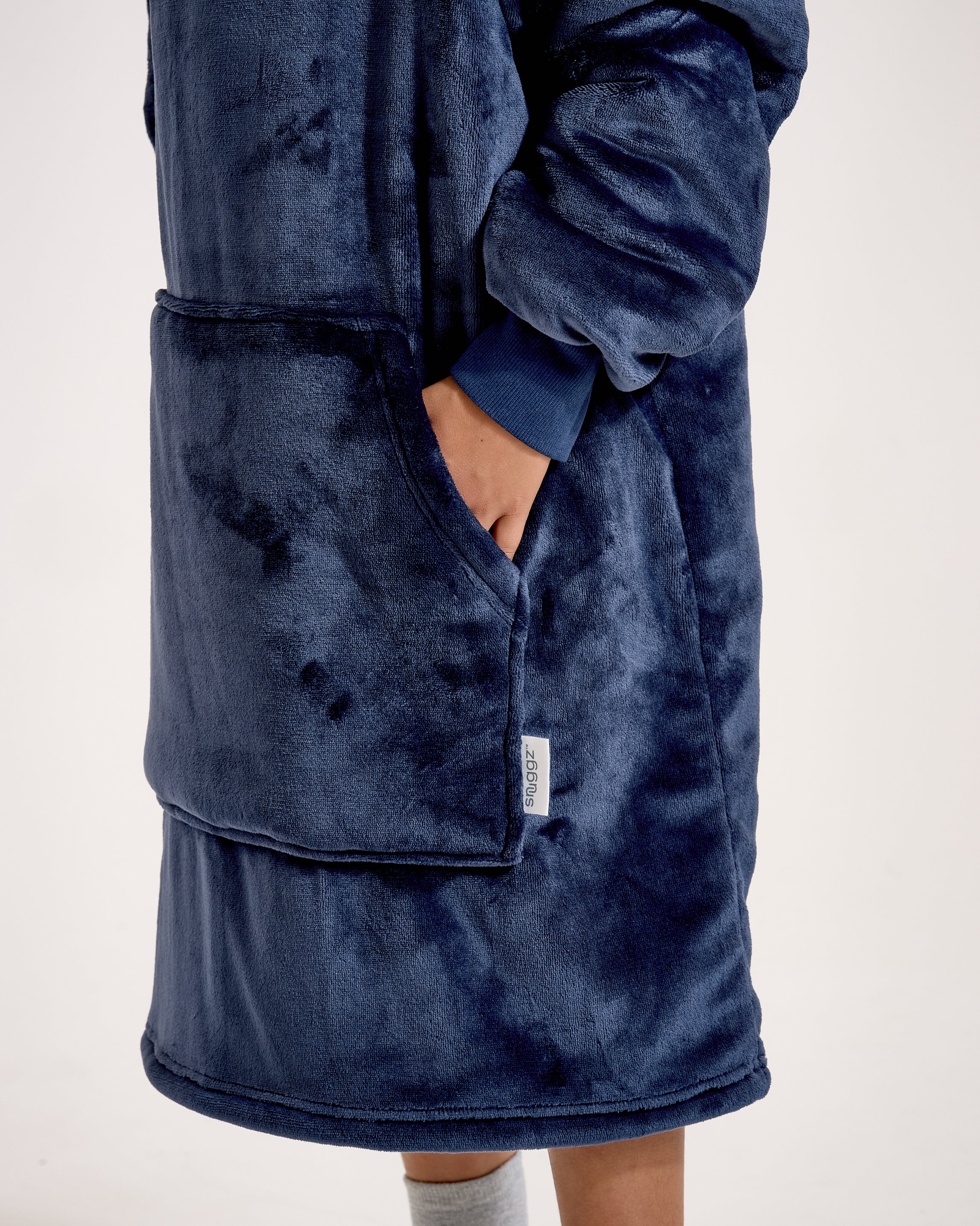 Snuggz Kids Original - Navy Hooded Blanket
