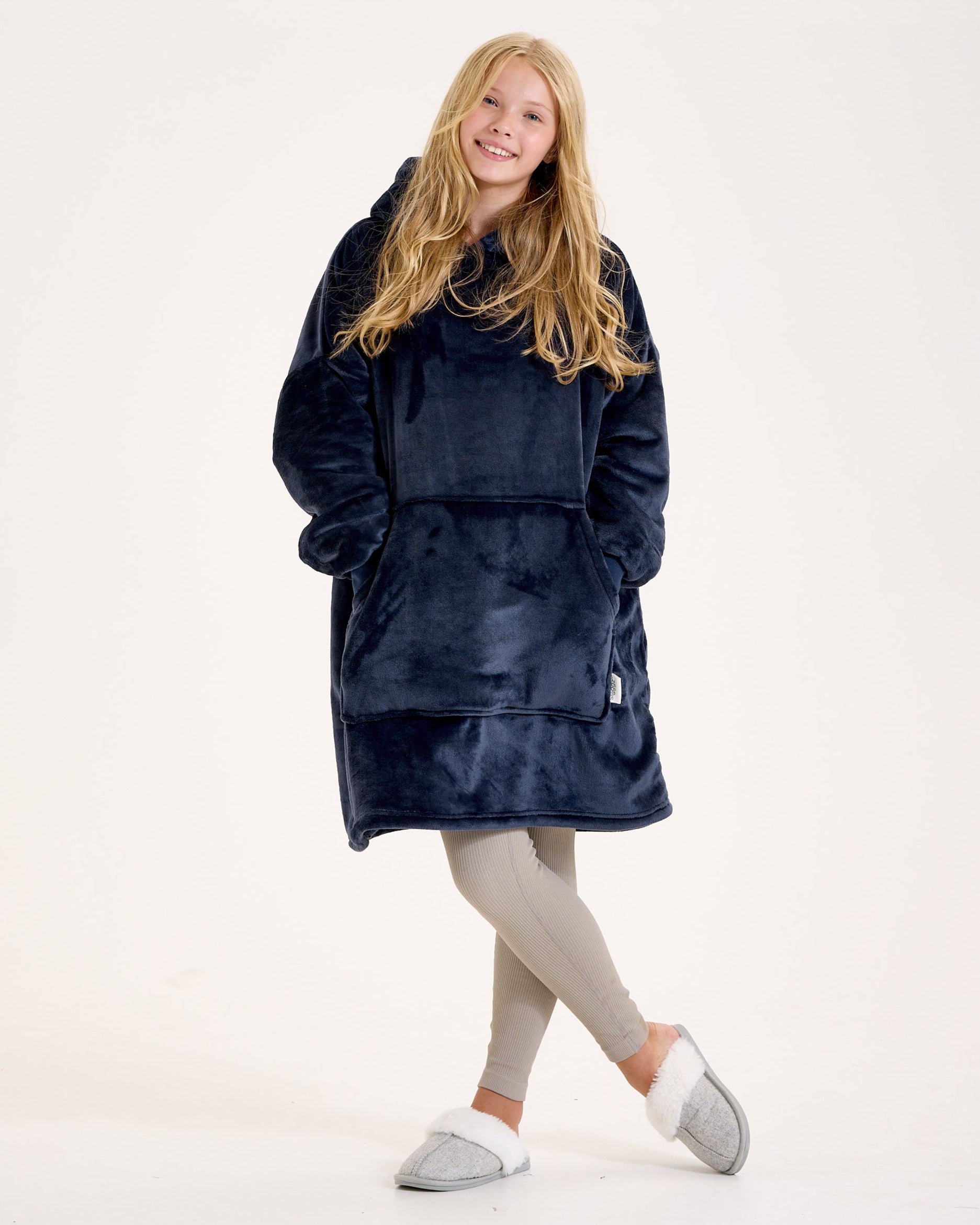 Snuggz Girls Original - Navy Hooded Blanket