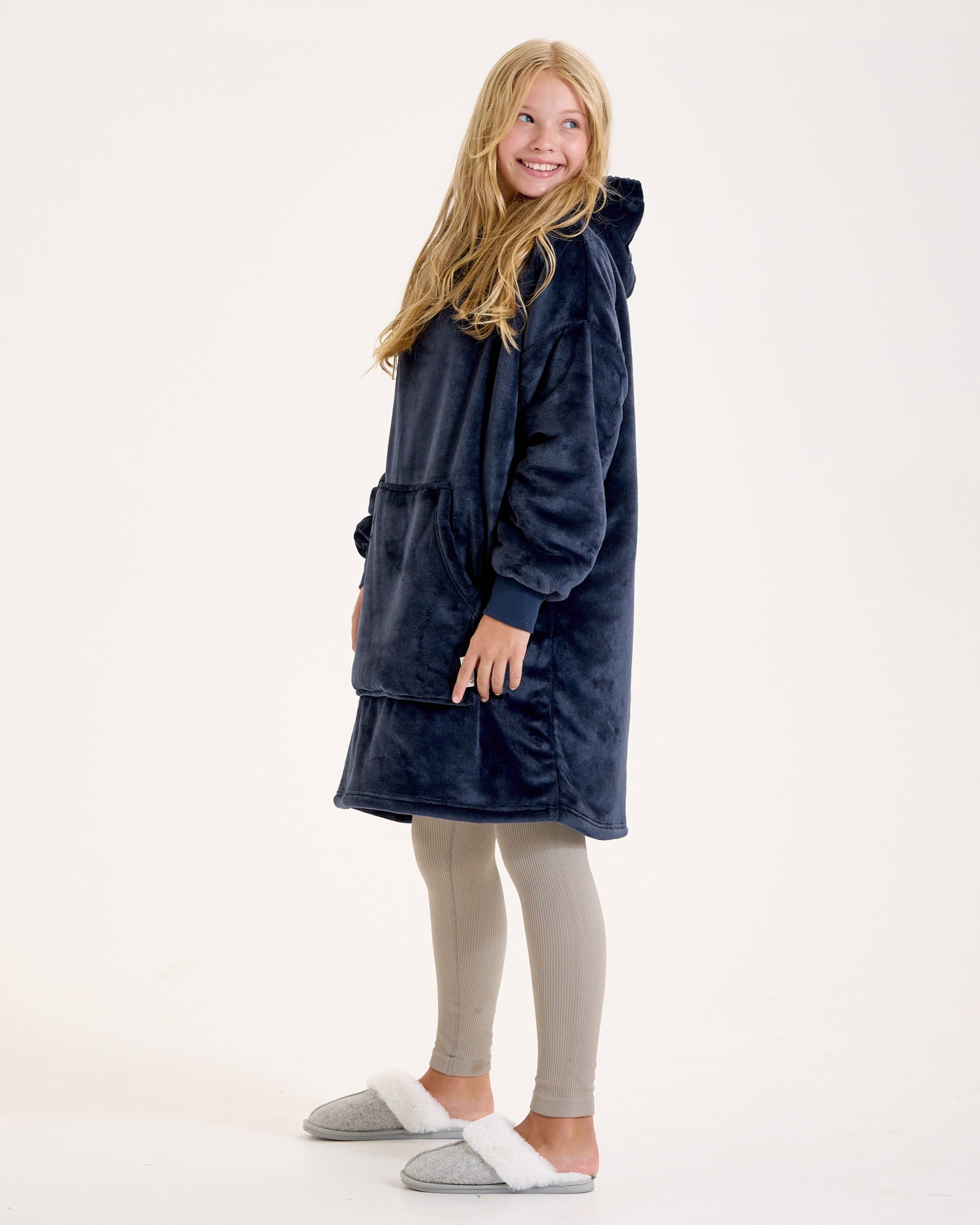 Snuggz Girls Original - Navy Hooded Blanket