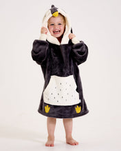 Snuggz Kids 2 in 1 Penguin Pocket Pal Hooded Blanket