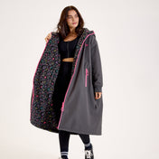 Snuggz Women Original Reversible Leopard Print Changing Robe