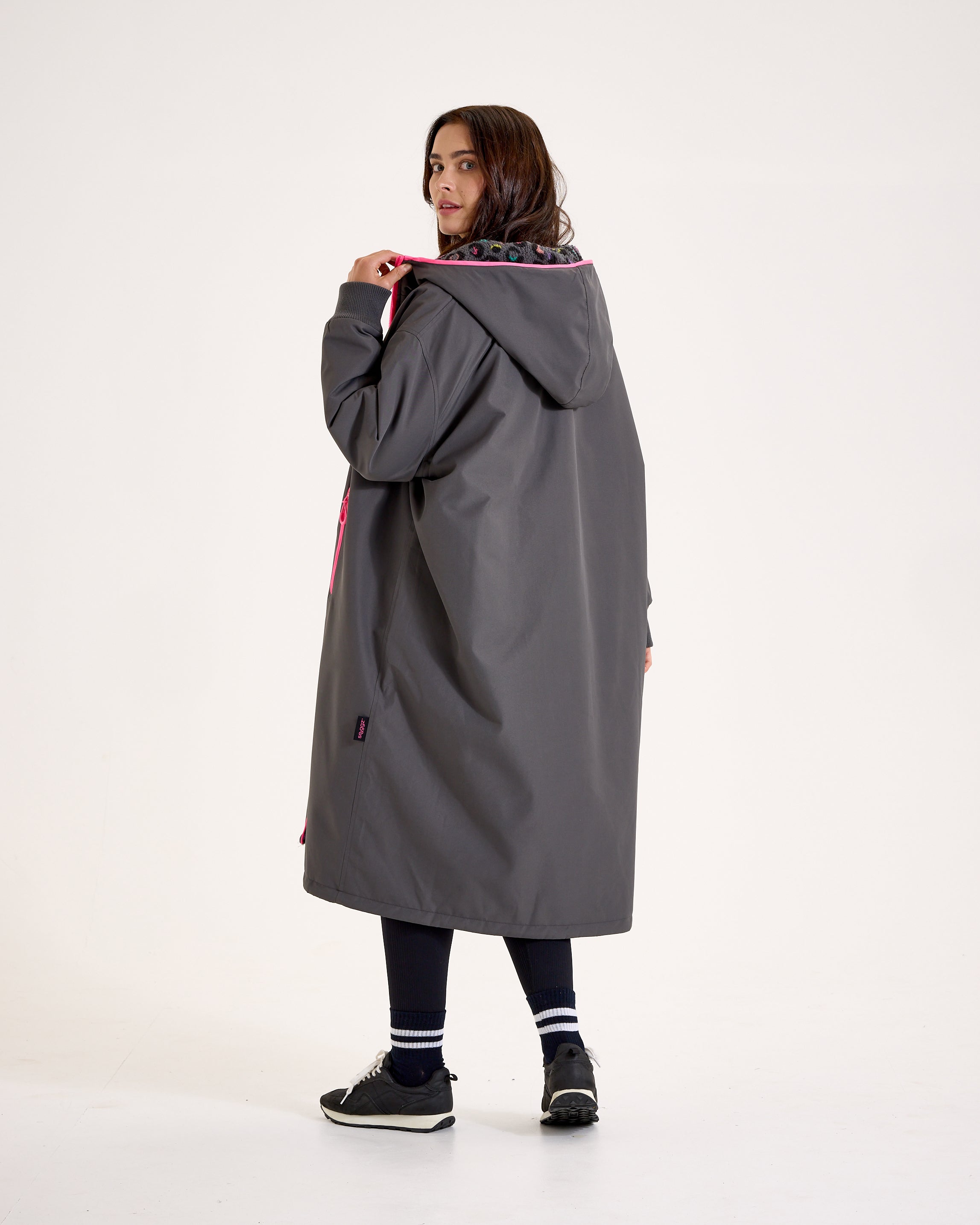 Snuggz Women Original Reversible Leopard Print Changing Robe