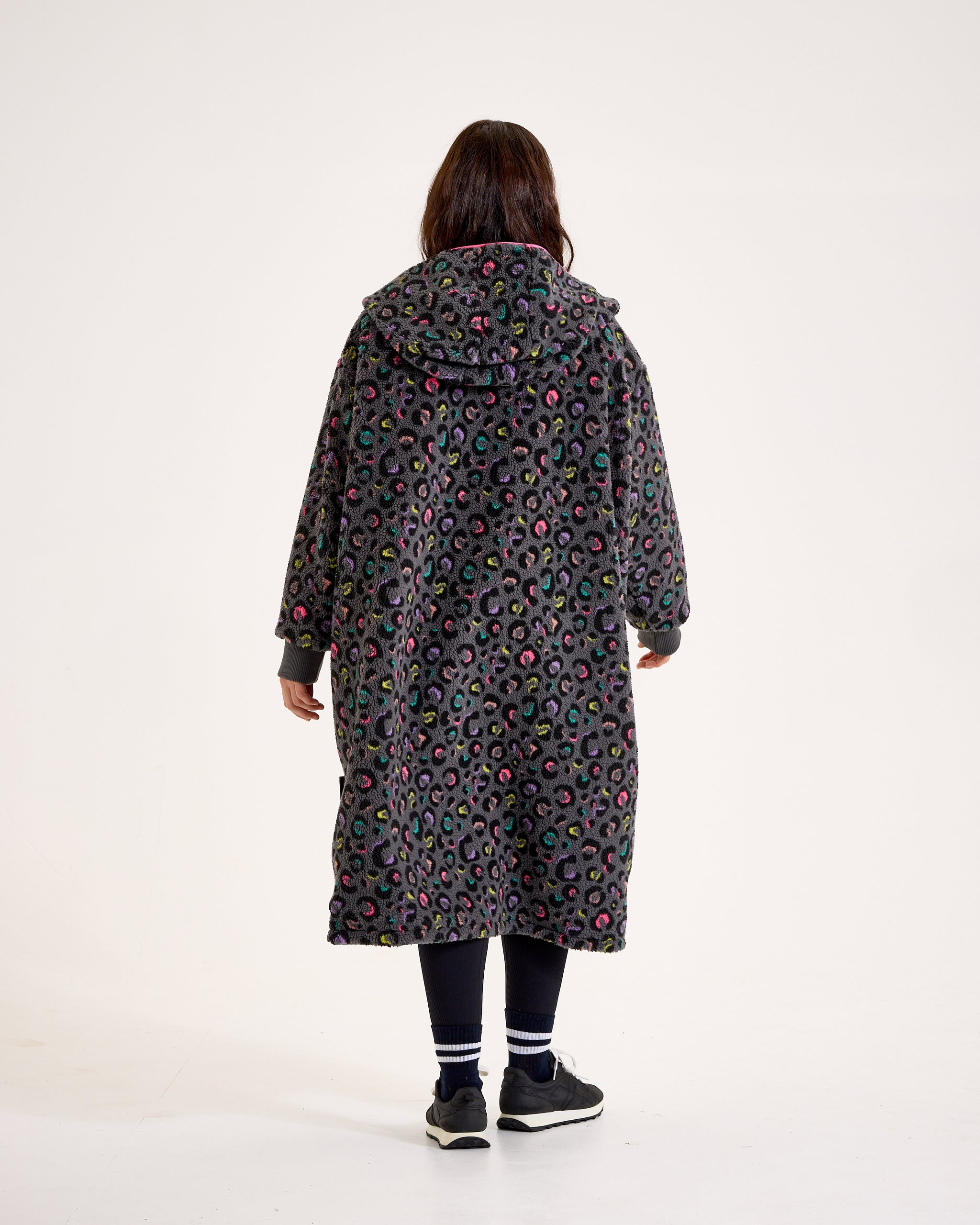 Snug Robe Snuggz Women Original Reversible Leopard Print Changing Robe
