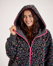 Snuggz Women Original Reversible Leopard Print Changing Robe