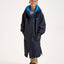 Snuggz Kids Lite Black Changing Robe with Blue Borg