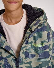 Snuggz Kids Lite Green Camo Changing Robe