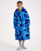 Snuggz Kids Original Blue Camo Hooded Blanket