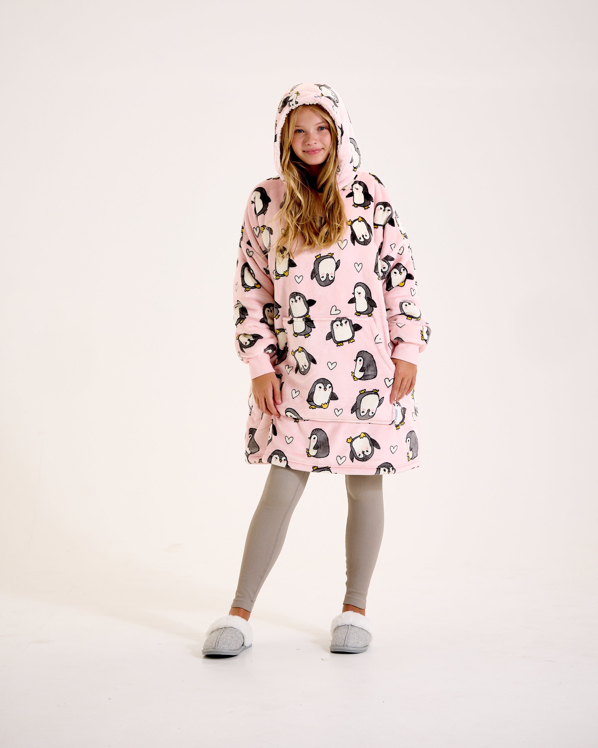 Snuggz Kids Original - Penguin Hooded Blanket