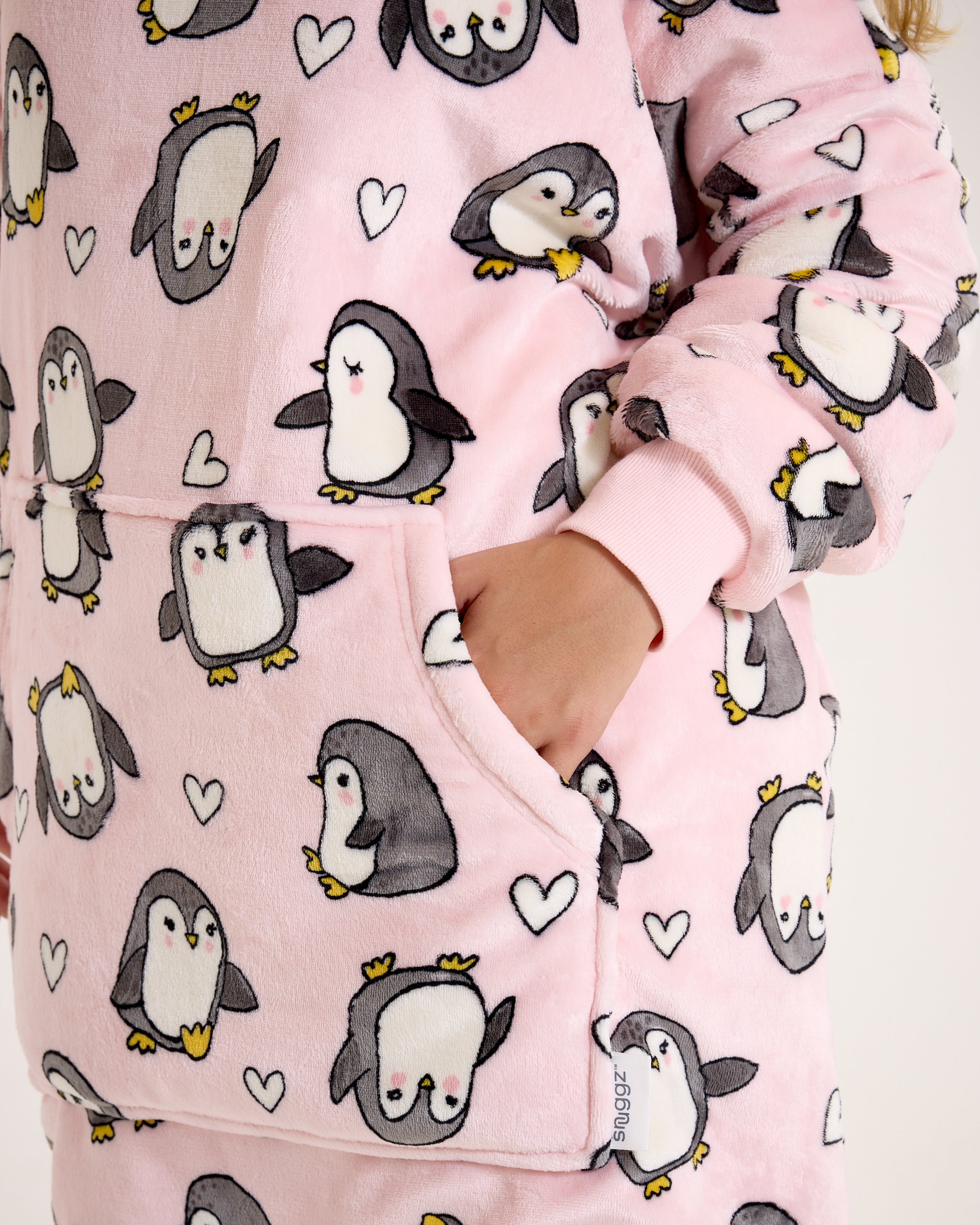 Snuggz Kids Original - Penguin Hooded Blanket