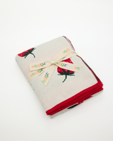 Snuggz Cotton Knitted Strawberry Baby Blanket, 80 x 100 cm