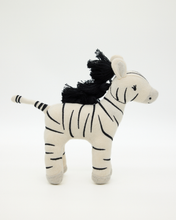 Snuggz Knitted Safari Zebra Standing Toy - Medium