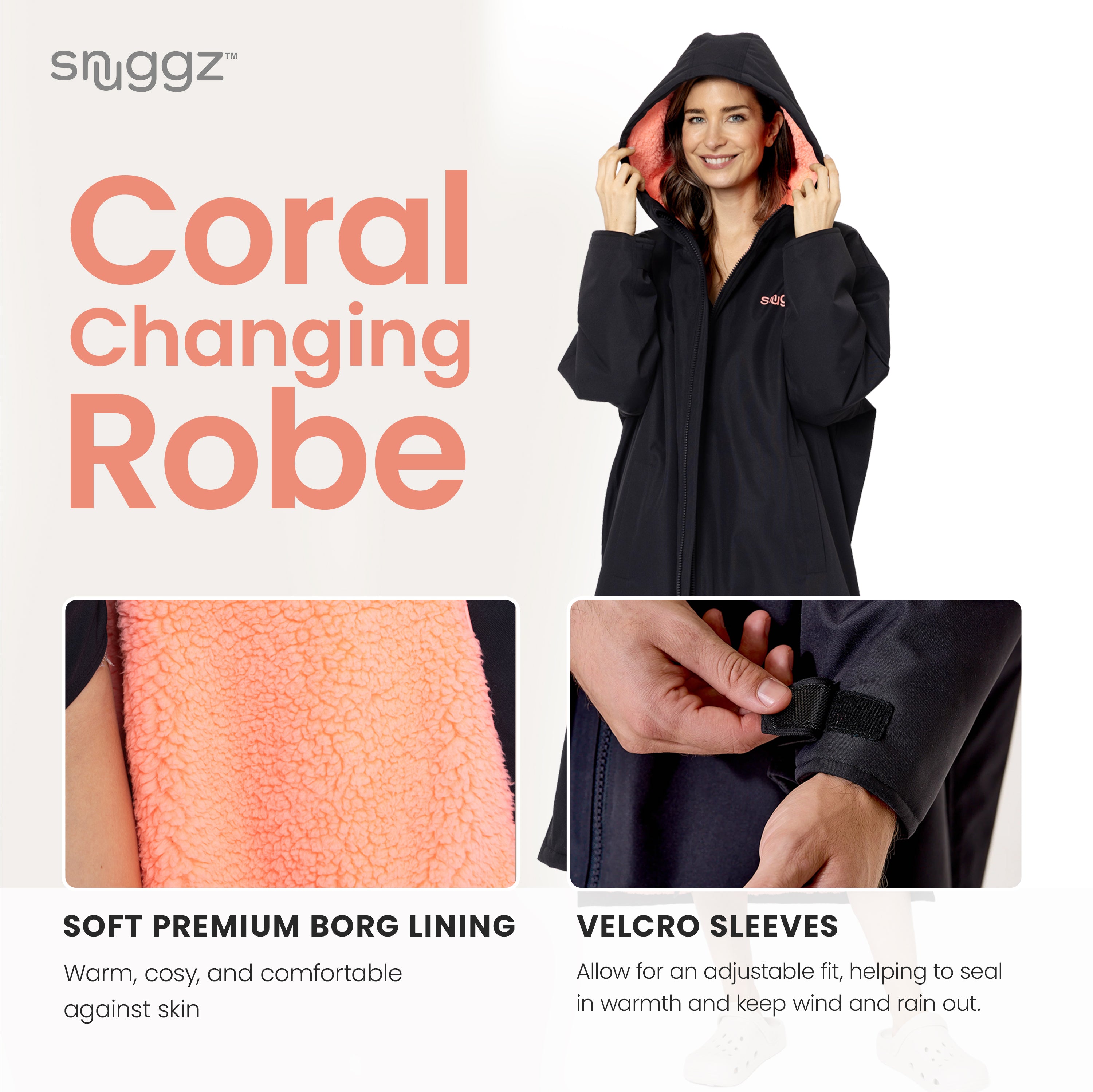 Snuggz Women Lite Coral Changing Robe