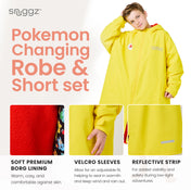Snuggz Kids Pokemon Changing Robe & Short Set
