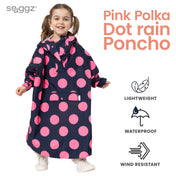 Snuggz Girls Polka Dot Rain Poncho